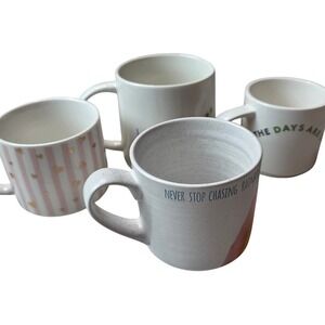 Mixed Coffee Mug‎ Lot Lovevery Threshold Coco Lola Spectrum Motivational 4pc W1
